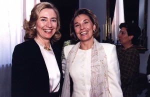 Cecilia Morel y Hillary Clinton