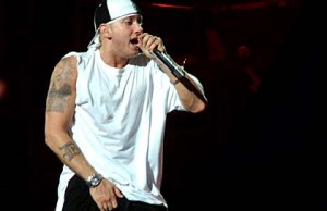 EMINEM rapping