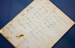 Emily Dickinson's handwritten coconut cake recipe, Emily Dickinson at Poets House