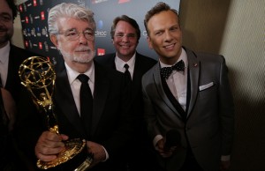 George Lucas and his new Emmy