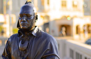 Morning rising on the Valiants Memorials: Thayendanegea (Joseph Brant)