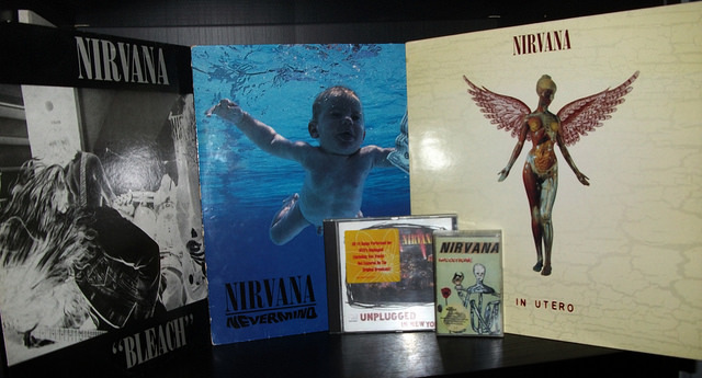 Nirvana recordings in various formats