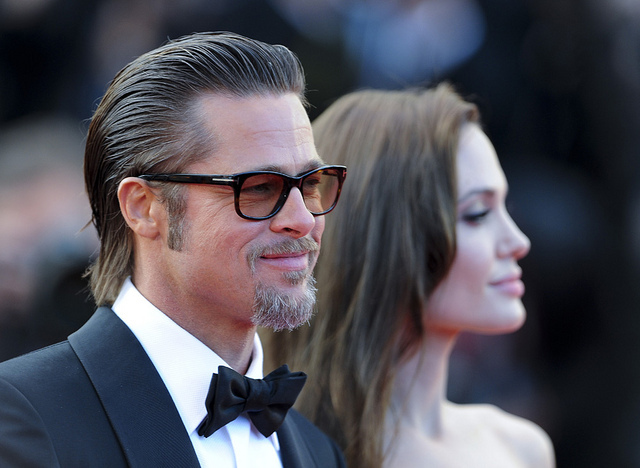 American Actors Brad Pitt and Angelina Jolie